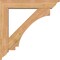 Ekena Millwork Imperial Traditional Smooth Bracket w/ Offset Brace, Western Red Cedar, 7 1/2"W x 40"D x 40"H BKT0806X40X40IMP01SWR - alternate 3